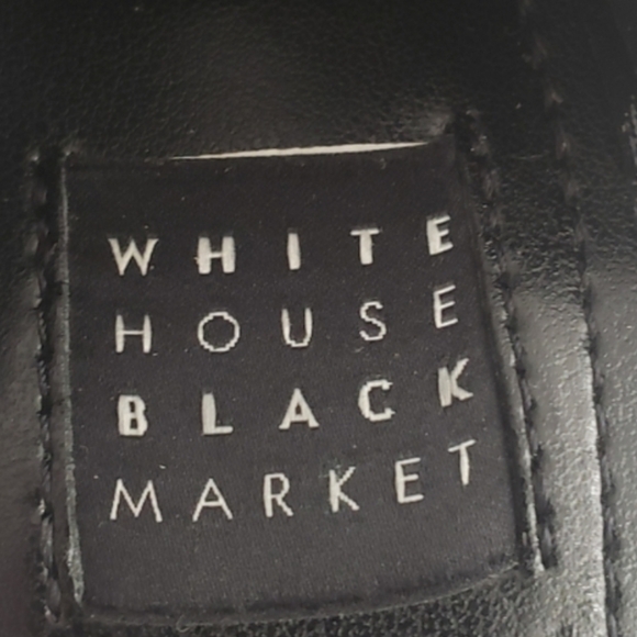 Whitte House- Black Floral Embroidered Women's Heels - Picture 7 of 8